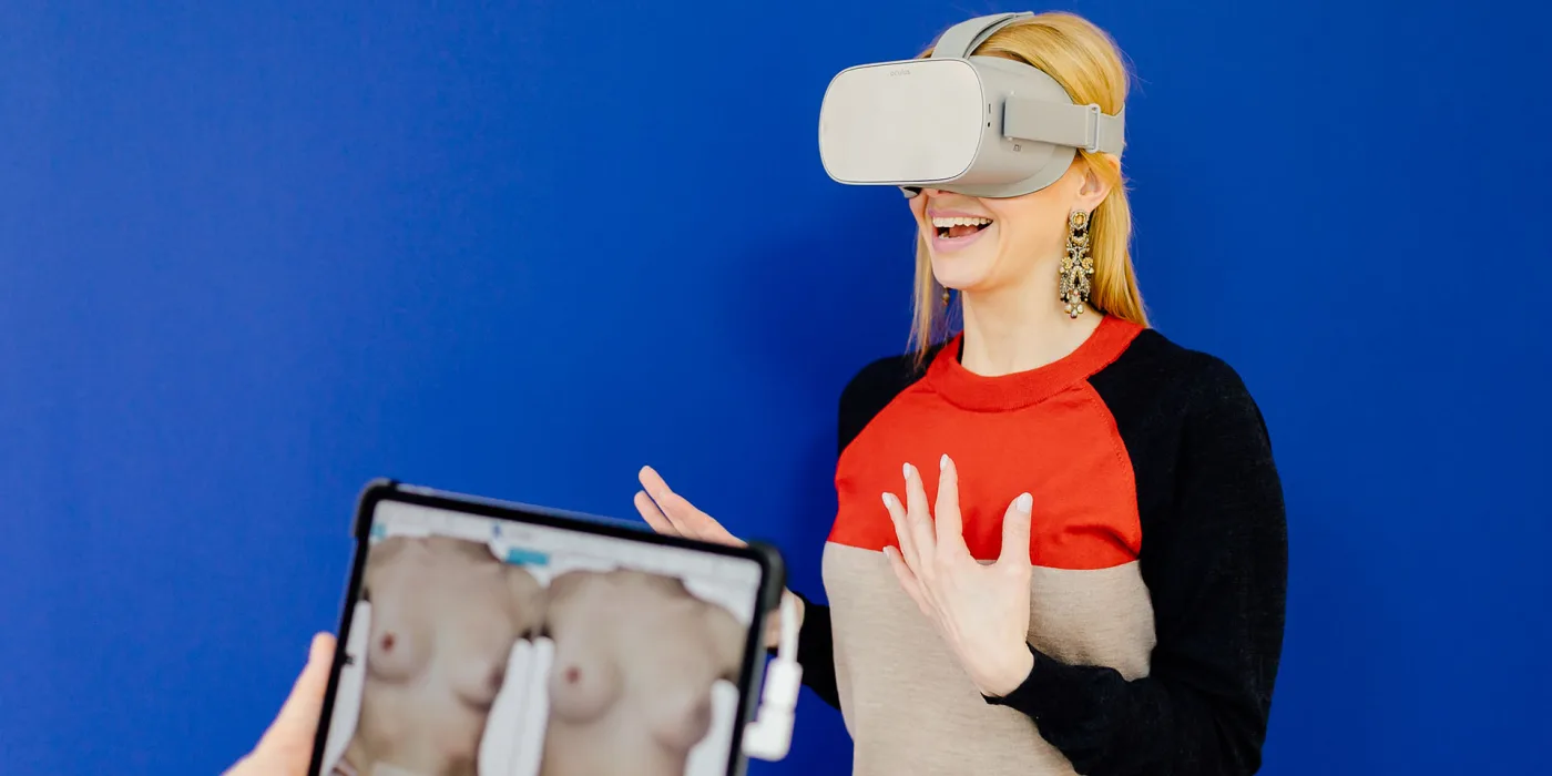 Brustvergrößerung mit Virtual-Reality-Simulation im Kuzbari Zentrum Wien